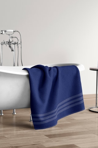 Drap de douche - Bleu marine  - 70 x 140 cm