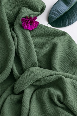 Parure de draps en gaze de coton - Kaki