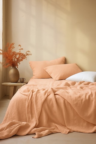 Parure de draps en gaze de coton - Rose pâle