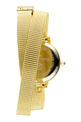 Reloj de cuarzo de metal aleado - Dorado y negro