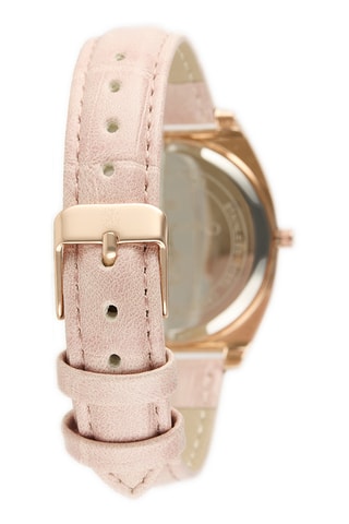 Reloj de cuarzo sintético - Rosa y rosa dorado