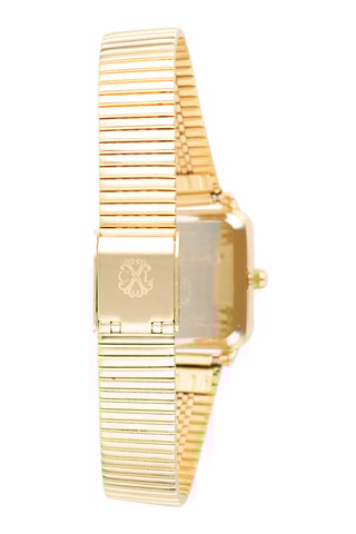 Reloj de cuarzo de metal aleado - Dorado y negro