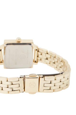 Reloj de cuarzo de metal aleado - Dorado