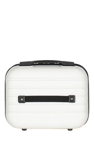 Set de 4 valises et vanity Shock (L/M/S/XS) - Blanc