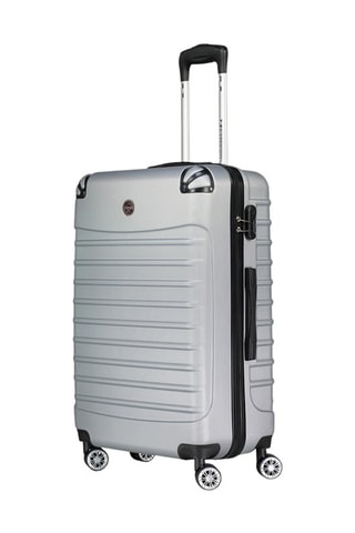 Set de 4 valises et vanity Shock (L/M/S/XS) - Argenté