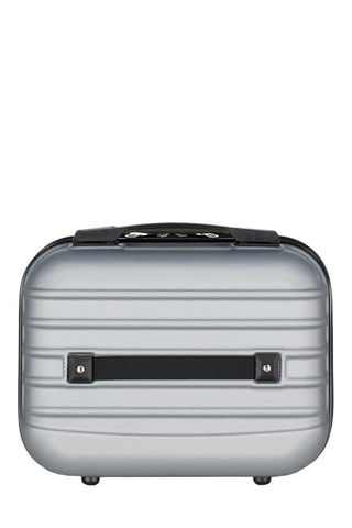 Set de 4 valises et vanity Shock (L/M/S/XS) - Argenté