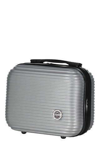 Set de 4 valises et vanity Solomun (L/M/S/XS) - Argenté