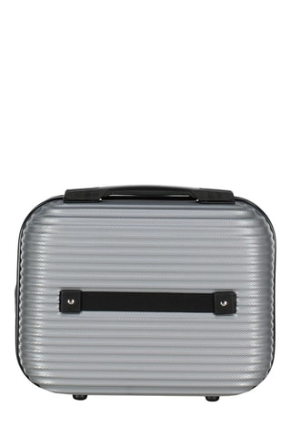 Set de 4 valises et vanity Solomun (L/M/S/XS) - Argenté