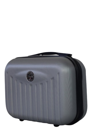 Set de 4 valises et vanity Softless (L/M/S/XS) - Argenté