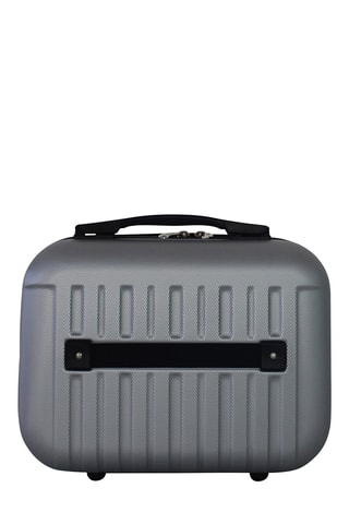 Set de 4 valises et vanity Softless (L/M/S/XS) - Argenté