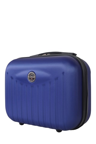 Set de 4 valises et vanity Softless (L/M/S/XS) - Bleu