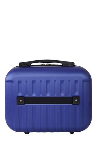 Set de 4 valises et vanity Softless (L/M/S/XS) - Bleu