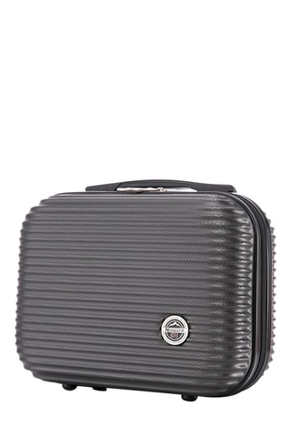 Set de 4 valises et vanity Solomun (L/M/S/XS) - Gris