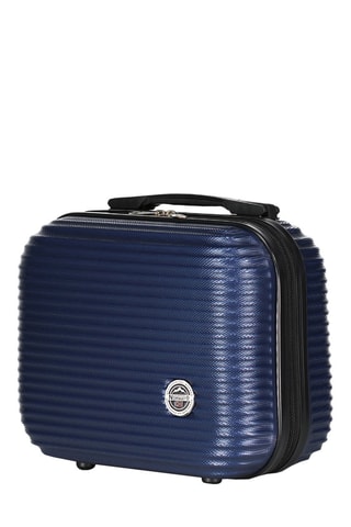 Set de 4 valises et vanity Solomun (L/M/S/XS) - Bleu