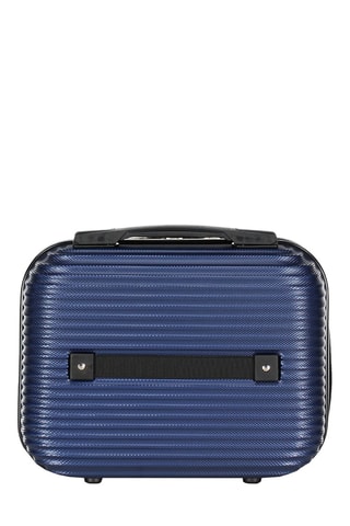 Set de 4 valises et vanity Solomun (L/M/S/XS) - Bleu