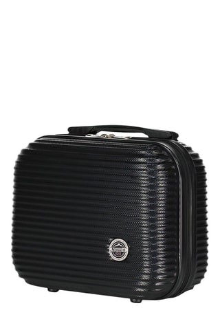 Set de 4 valises et vanity Solomun (L/M/S/XS) - Noir