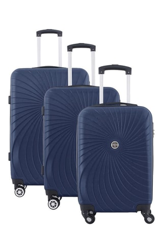 Set de 3 valises Sunlighteo (L/M/S) - Bleu