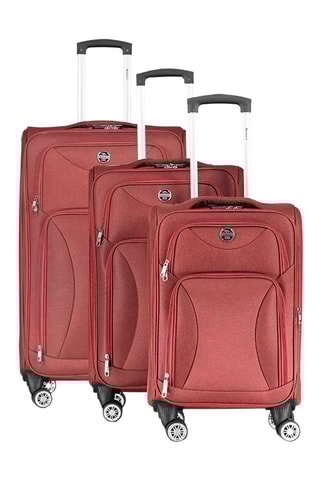 Set de 3 valises - Bordeaux