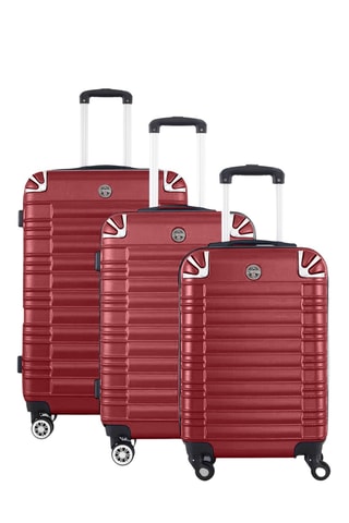 Set de 3 valises - Bordeaux