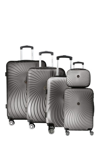 Set de 4 valises et vanity - 53/65/77/23 cm - Anthracite