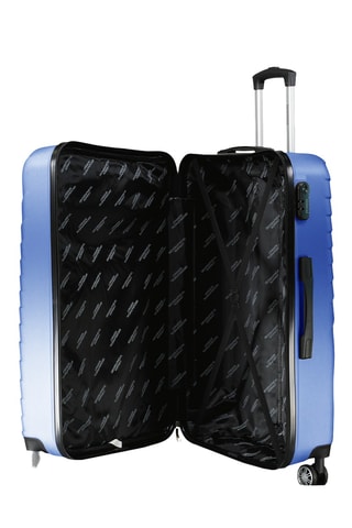 Set de 4 valises et vanity - 53/65/77/23 cm - Bleu