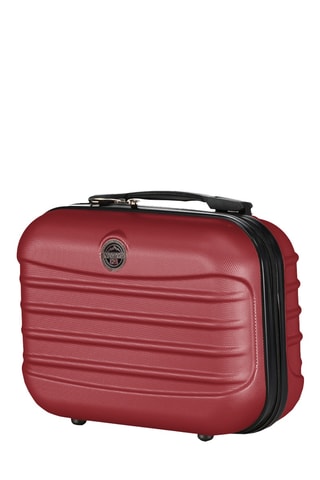 Set de 4 valises et vanity - 42/53/65/77/23 cm - Bordeaux