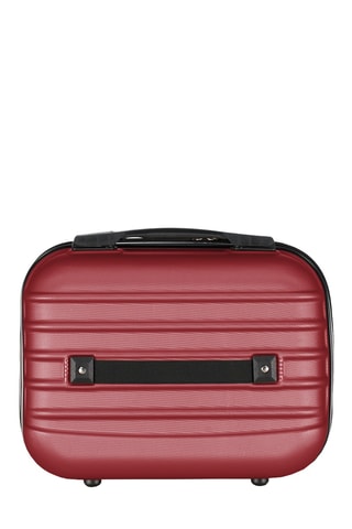 Set de 4 valises et vanity - 42/53/65/77/23 cm - Bordeaux