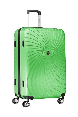 Set de 4 valises et vanity - 42/53/65/77/23 cm - Vert