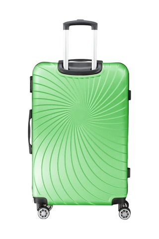 Set de 4 valises et vanity - 42/53/65/77/23 cm - Vert