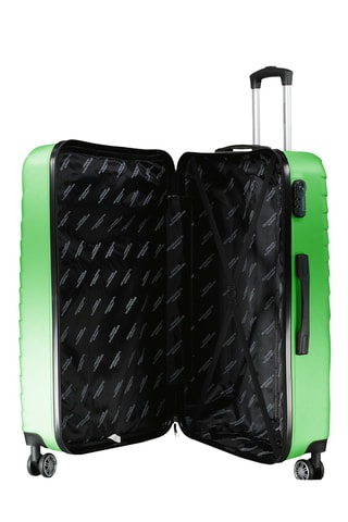 Set de 4 valises et vanity - 42/53/65/77/23 cm - Vert