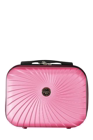 Set de 4 valises et vanity - 42/53/65/77/23 cm - Rose