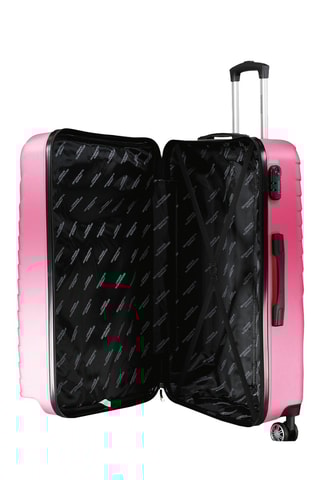 Set de 4 valises et vanity - 42/53/65/77/23 cm - Rose