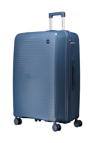 Set de 3 valises et vanity - 53/65/77/23 cm - Bleu