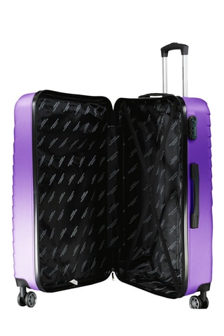 Set de 4 valises et vanity - 53/65/77/23 cm - Violet