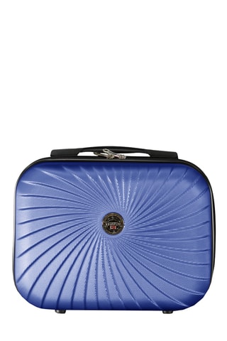 Set de 4 valises et vanity - 53/65/77/23 cm - Bleu