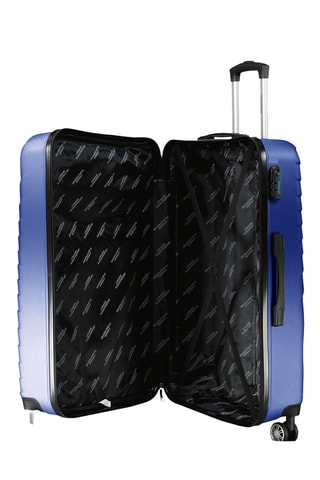 Set de 4 valises et vanity - 53/65/77/23 cm - Bleu