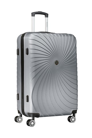 Set de 4 valises et vanity - 53/65/77/23 cm - Argenté