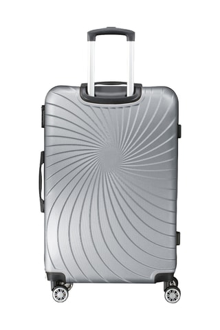 Set de 4 valises et vanity - 53/65/77/23 cm - Argenté