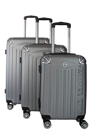 Set de 3 valises - Argenté