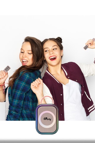 Karaoke Bluetooth avec 2 micros sans fil - Dès 6 ans