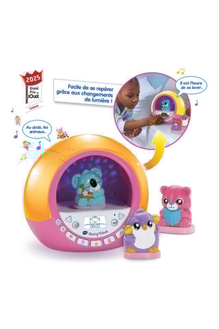 Ma conteuse-réveil Story'Clock - De 3 à 8 ans - Rose