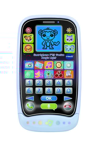 Smartphone pour enfant P'tit Genius Magic Light - Bleu - De 2 à 6 ans