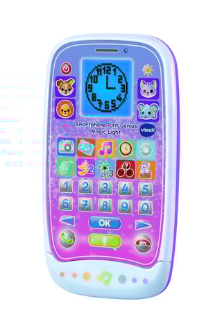 Smartphone pour enfant P'tit Genius Magic Light - Rose - De 2 à 6 ans
