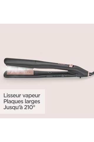 Lisseur Steam Luxe Styler - 210 °C - Revêtement céramique