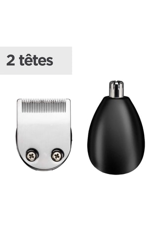 Tondeuse barbe en acier inoxydable Lithium Power - 14 longueurs de coupe - 80 min d'autonomie