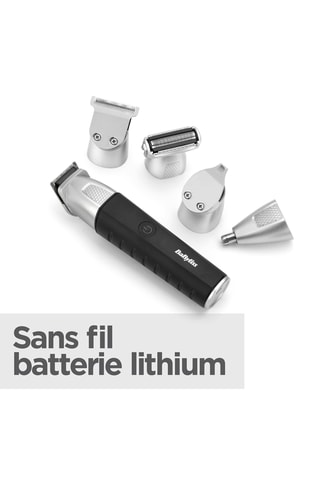 Tondeuse en acier inoxydable multi-usages 11-en-1 Lithium Power - 10 longueurs de coupe - 4 h d'autonomie