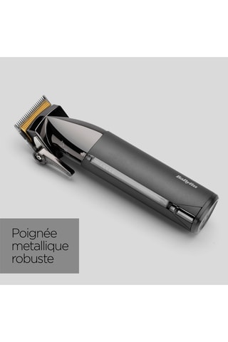 Tondeuse cheveux en titane Super-X Metal Series - 55 longueurs de coupe - 180 min d'autonomie
