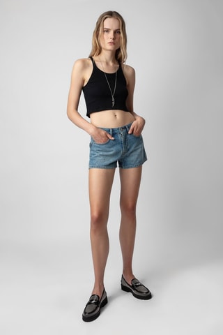 Mocassins en cuir - Noir