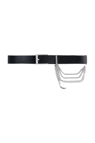 Ceinture en cuir - Noir