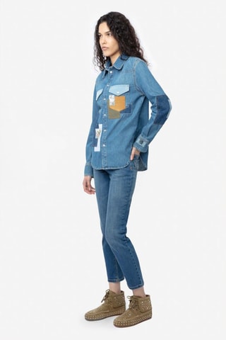 Bottines en cuir - Beige